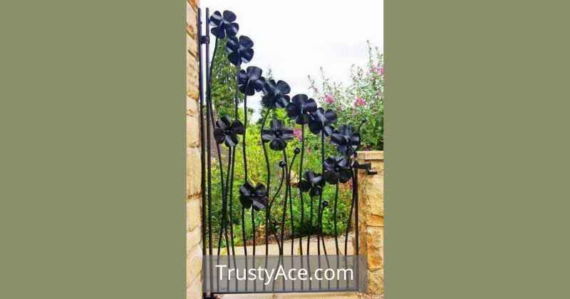 Iron Fence Gate Ideas Black