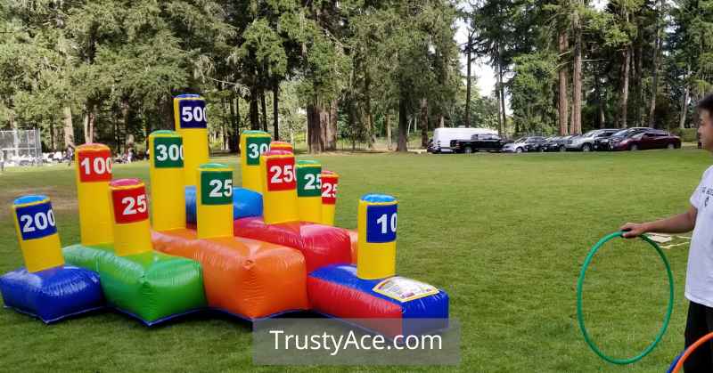 Giant Inflatable Ring Toss - Fun Outdoor Tossing Games For Large Groups