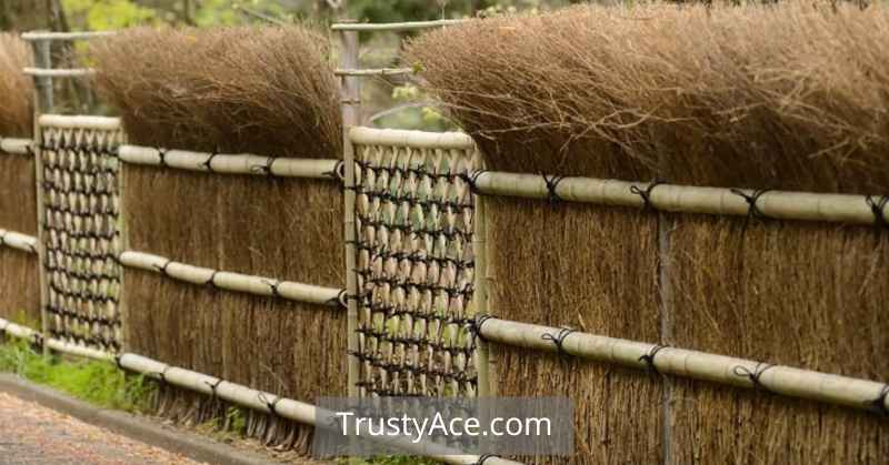 Cottage Garden Fence Ideas Using Brushwood