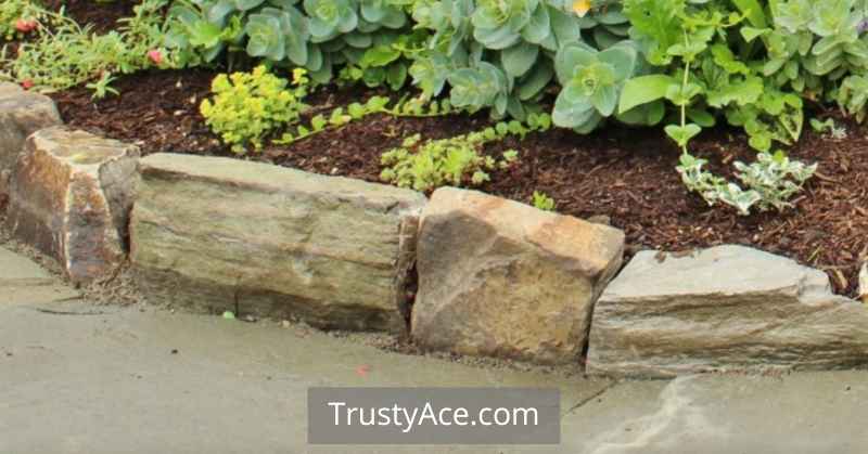 Big Stones For Edging Landscaping Border Ideas