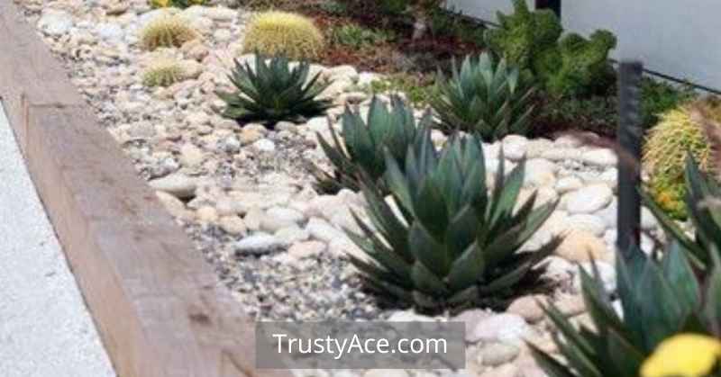 Vertical Railway Sleepers Landscape Border Ideas