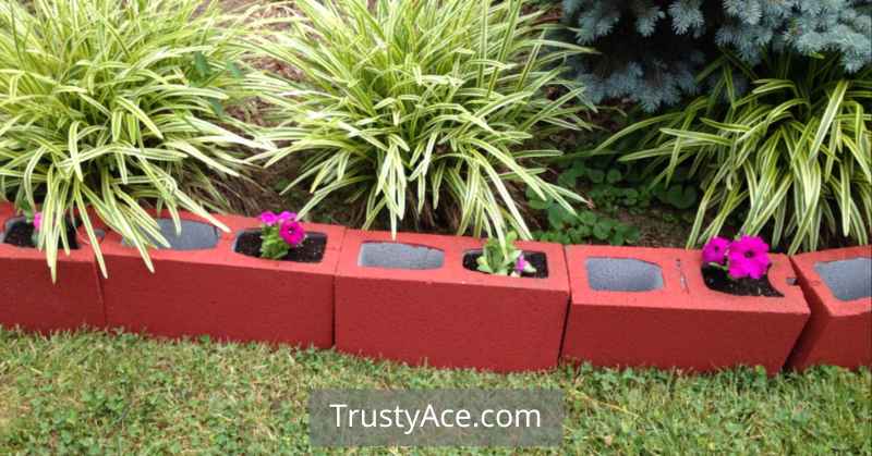 Landscape Border Ideas With Cinder Block Edging