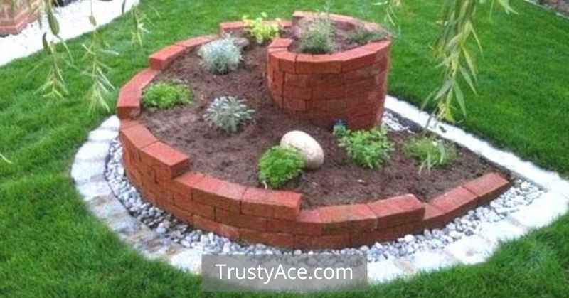 Landscape Border Ideas Brick And Circular Brick