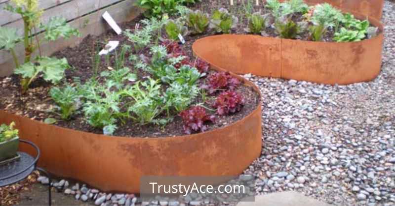 Landscape Border Ideas With Cor-ten Steel Edging