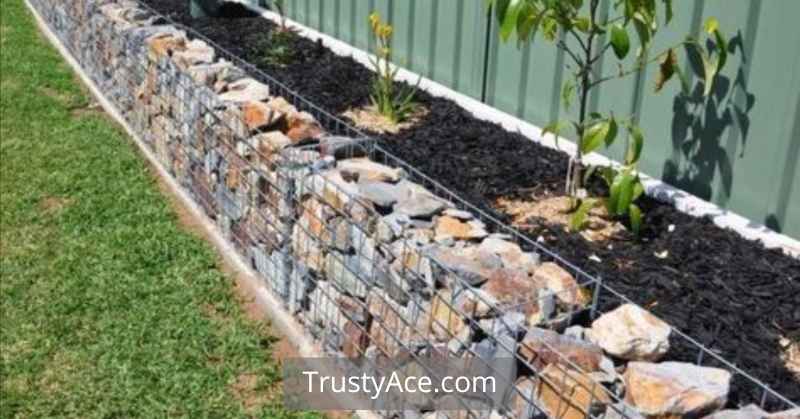 Landscape Border Ideas With Gabion Borders