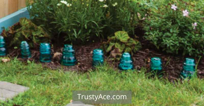 Glass Insulator Landscaping Borders