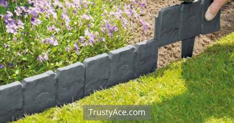 Landscape Borders Edging With Plastic