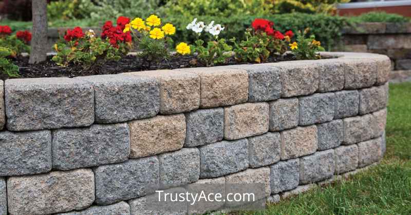 Landscape Border Ideas Rectangular Stones Edging