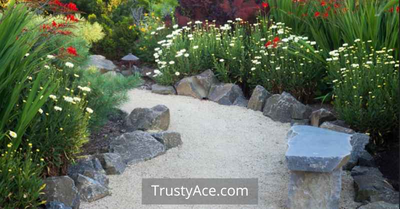 Rock Landscape Border Ideas With Rock Edging