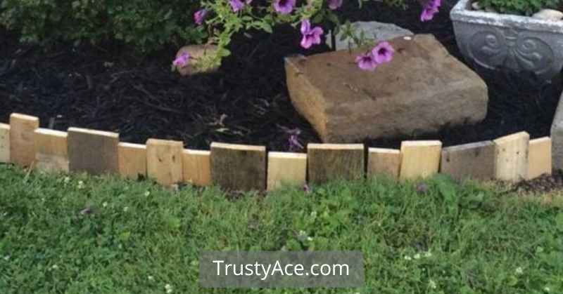 Timber Wood Landscape Border Ideas