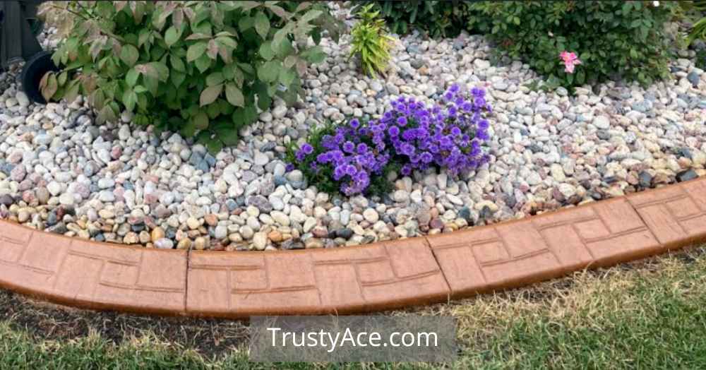 DIY Concrete Landscape Borders