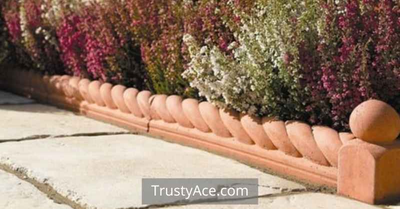 Terracotta Ropes Edging Landscape Border Ideas