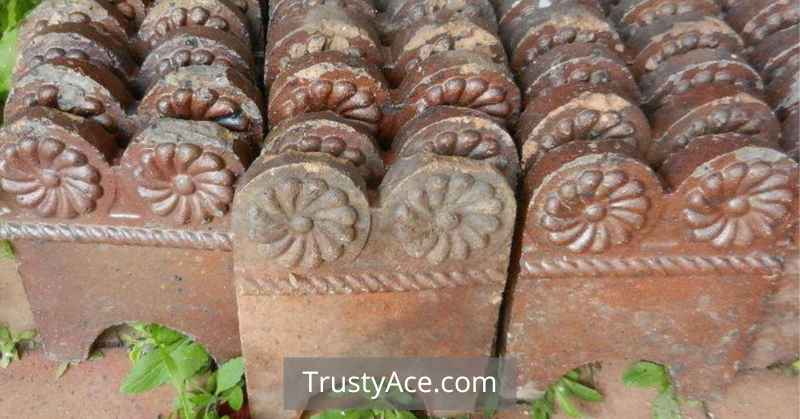 Terracotta Tiles For Edging Landscape Border Ideas