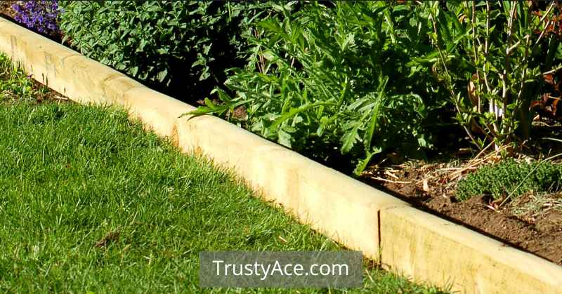 Landscape Border Ideas With Timber Edging