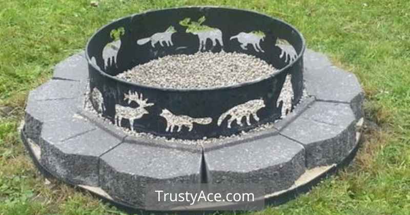 Artistic Fire Rings Backyard Outdoor Fire Pit Patio Ideas