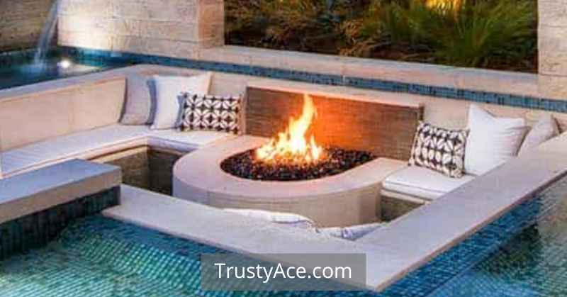 Outdoor Backyard Fire Pit And Pool Ideas