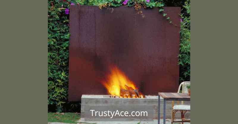 Metal Backyard Outdoor Fire Pit Ideas