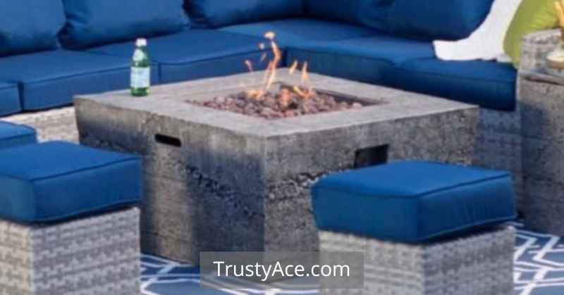 Outdoor Fire Pit Ideas With Cinder Block Table Homemade