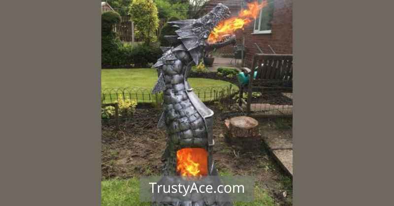 Backyard Outdoor Fire Pit Ideas Dragon