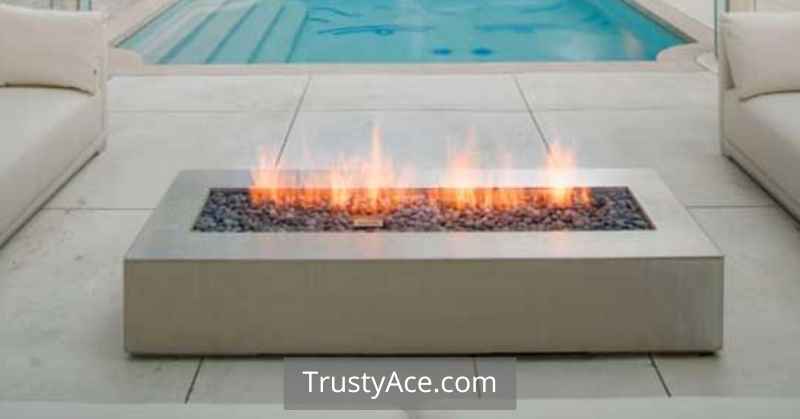 Outdoor Fire Pit Area Ideas Near Pool In Backyard