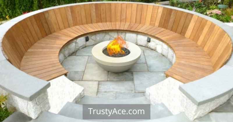 Backyard Outdoor Fire Pit Ideas Landscaping With Sunken Fire Pit