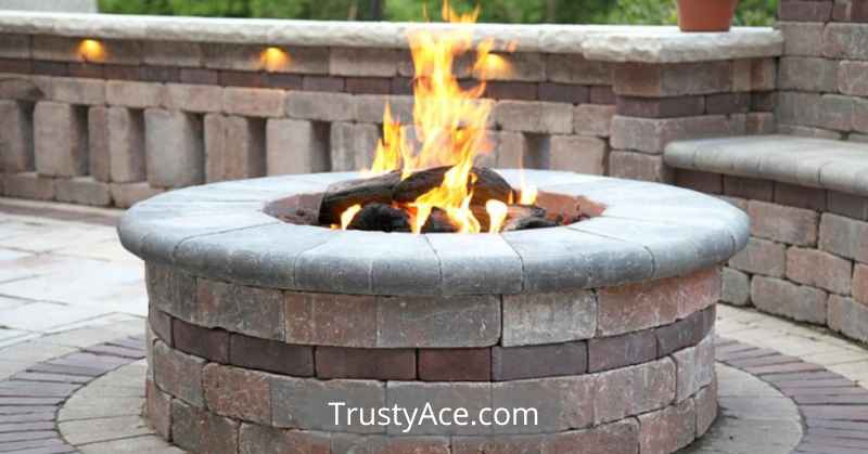 Backyard Outdoor Fire Pit Ideas With Pavers