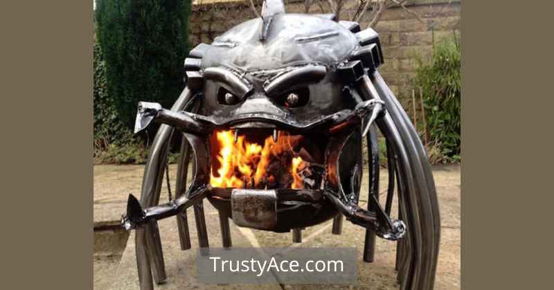 Backyards With Alien Outdoor Fire Pit Ideas