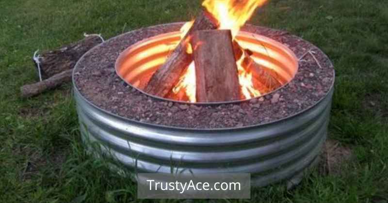 DIY Backyard Outdoor Fire Pit Ideas With Fire Ring