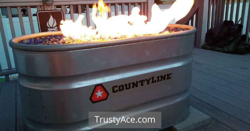 Recycled Stock Tank And Horse Trough Backyard Outdoor Fire Pit Ideas