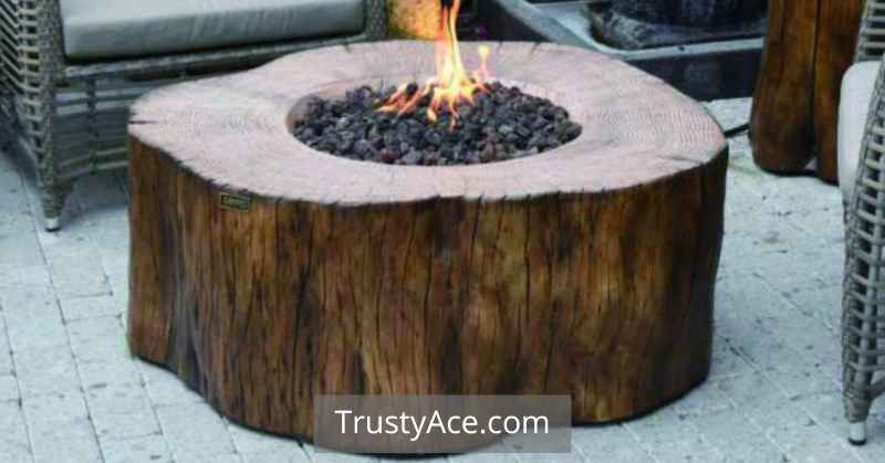 Outdoor Fire Pit Ideas With Unusual Table