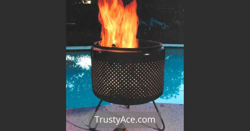 Outdoor Fire Pit Ideas For Backyard With Recycled Washing Machine Drum