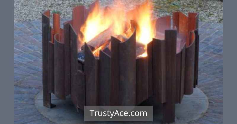 Outdoor Fire Pit Ideas Recycled Iron