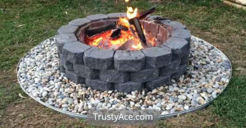 Simple Backyard Outdoor Fire Pit Ideas With Bricks