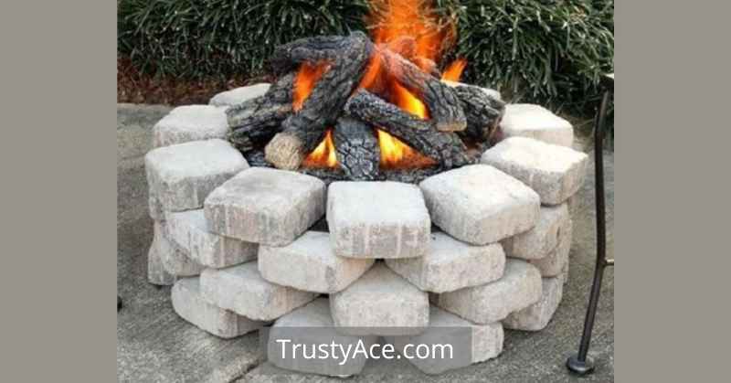 Stone Outdoor Fire Pit Ideas With Bricks