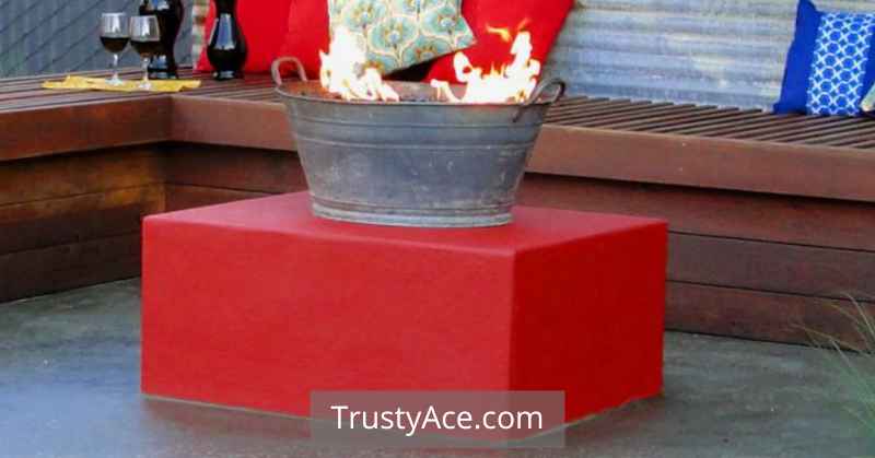 Recycled Wash Tub Outdoor Fire Pit Ideas