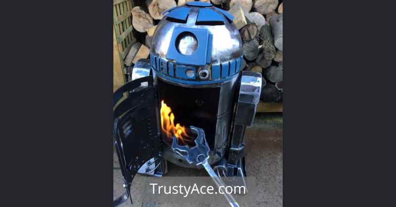 Outdoor Fire Pit Ideas Star Wars R2-D2