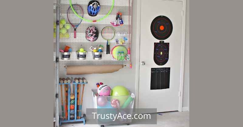 Outdoor Toy Storage Ideas With Pegboards