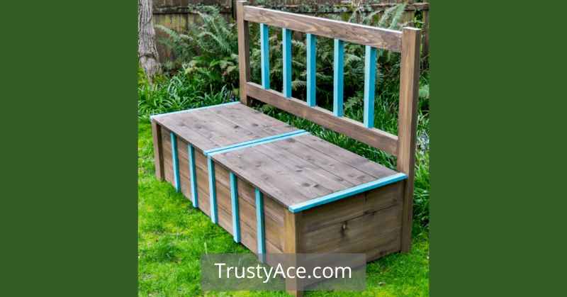 Outdoor Toy Storage Ideas With DIY Outdoor Storage Bench