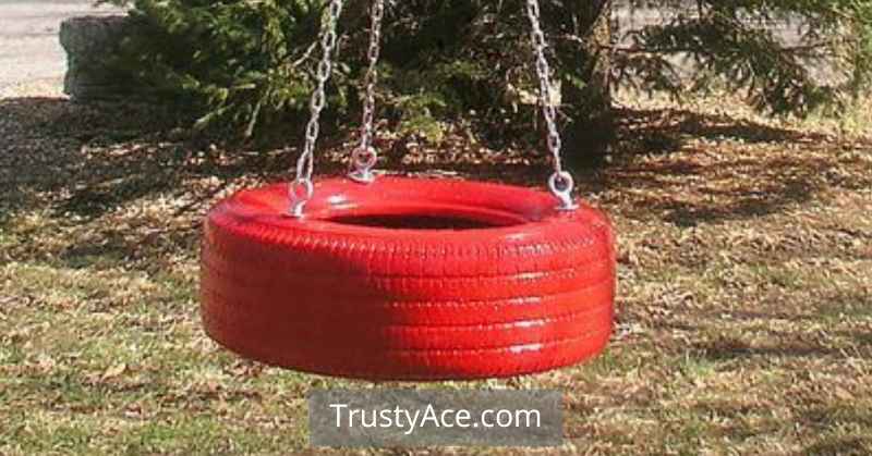 Recycled Tire Tree Swing Ideas