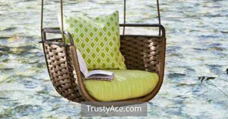 Tree Swing Ideas With Rattan Seat