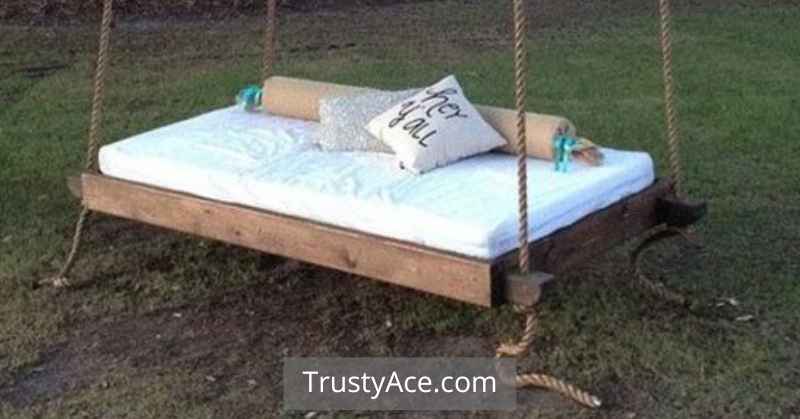 Tree Swing Ideas Using Bed