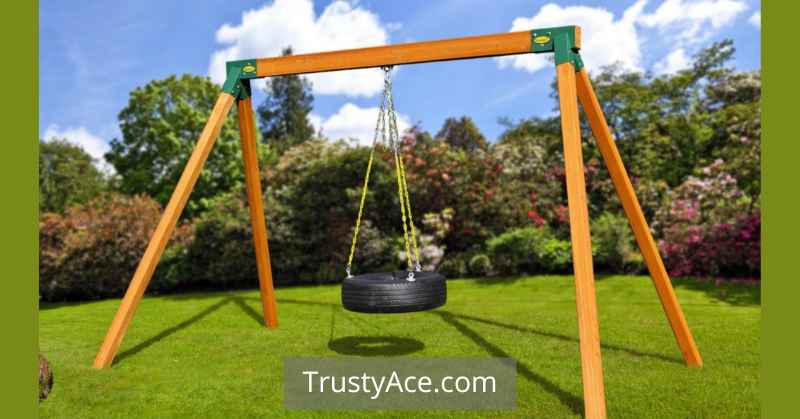 Tire Tree Swing Ideas No Tree