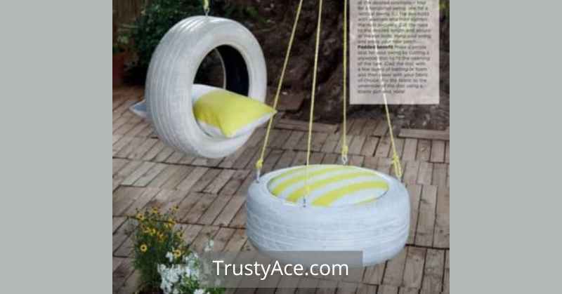 Tire Tree Swing Ideas Without Tree