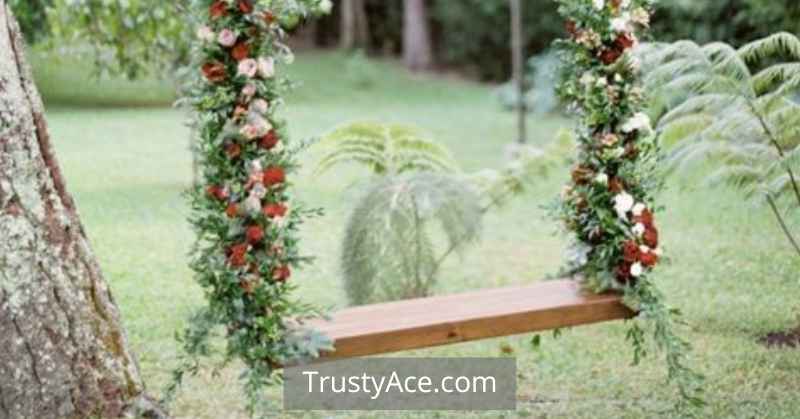 Flowers Tree Swing Ideas