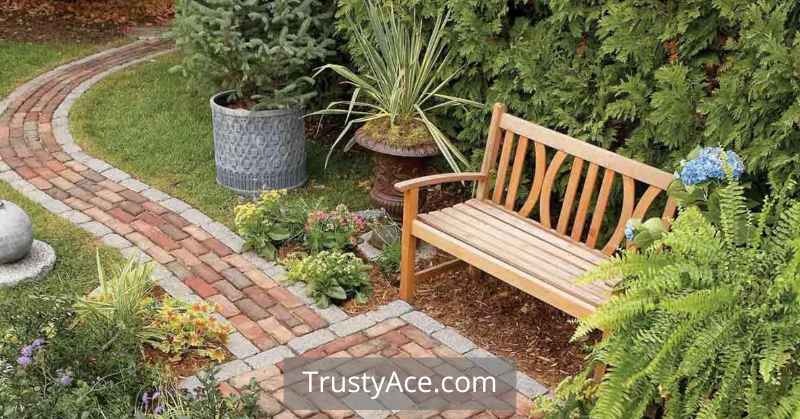 Easy Walkway Ideas With Benches