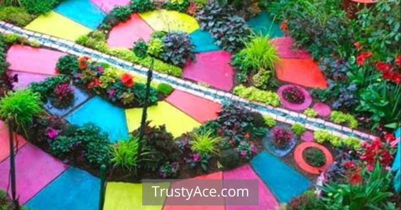 Colorful Walkway Ideas