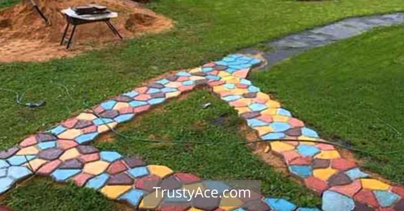 Walkway Ideas Colorful