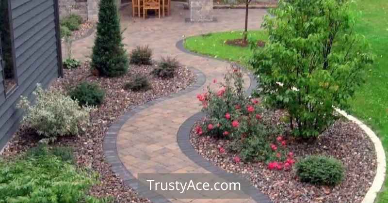 Flagstone Walkway Ideas For Backyard