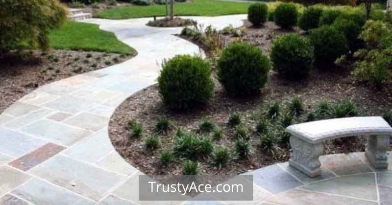 Backyard Flagstone Walkway Ideas