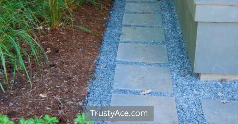 Walkway Ideas With Colored Stones